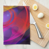 Smokey-Wirbel Handtuch (Viertel Falte)