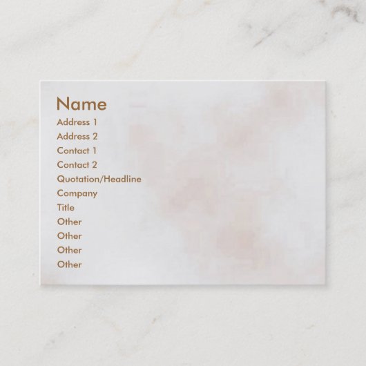 Smoki-Visitenkarte Visitenkarte (Vorderseite)