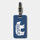 Smokies Bear Gepäckanhänger (Vorderseite vertikal)