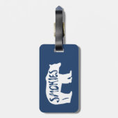 Smokies Bear Gepäckanhänger (Rückseite vertikal)