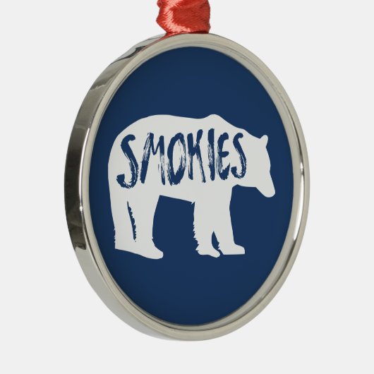 Smokies Bear Ornament Aus Metall (Rechts)