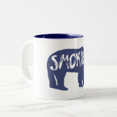 Smokies Bear Zweifarbige Tasse (Vorderseite Links)