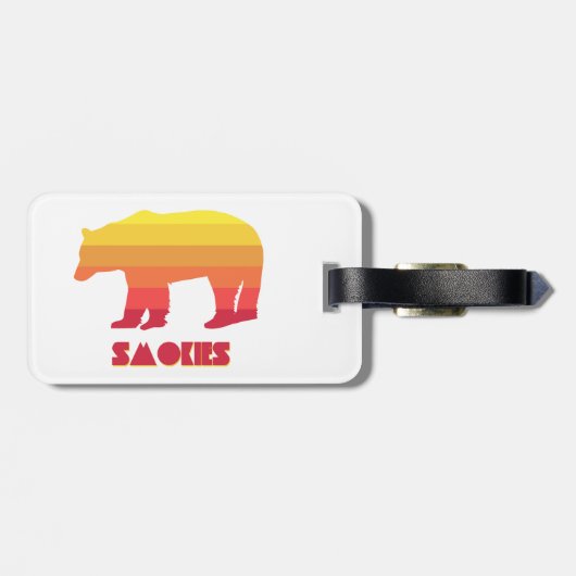 Smokies Rainbow Bear Gepäckanhänger (Rückseite horizontal)