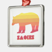 Smokies Rainbow Bear Ornament Aus Metall (Links)