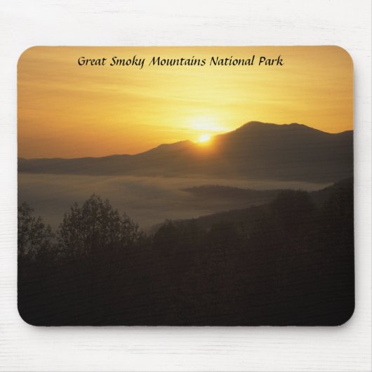 Smokies Sonnenaufgang, Great Smoky Mousepad (Vorne)
