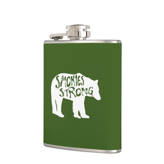 Smokies Starker Bär Flachmann (Links)
