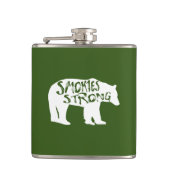 Smokies Starker Bär Flachmann (Vorderseite)