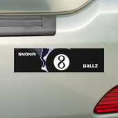 Smokin 8 Ballz Autoaufkleber (Auf Auto)