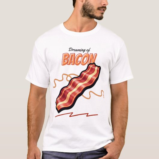 Smokin’ Bacon Bliss T-Shirt - Größe im Stil! (Vorderseite)