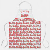 Smokin Barbecue Individuelle Name Schürze (Vorderseite)