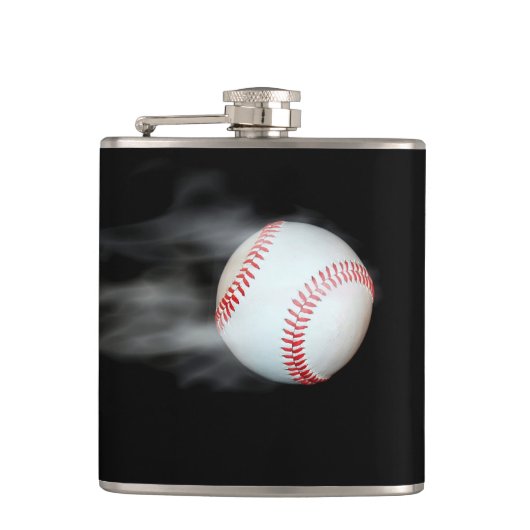 Smokin Baseball Flachmann (Vorderseite)