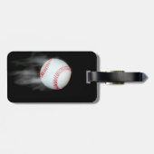 Smokin Baseball Gepäckanhänger (Rückseite horizontal)