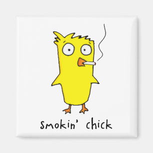 Smokin-Chick Magnet