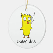 Smokin’ Chick Ornament (Links)