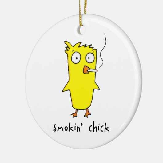 Smokin’ Chick Ornament (Links)