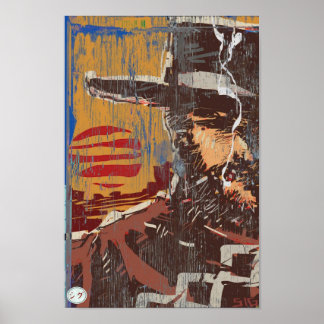 Smokin Cowboy Poster