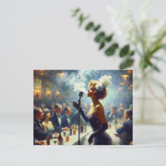 Smokin-Haze Postkarte (Stehend Vorderseite)