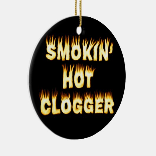 Smokin heißer Clogger Tanz Keramikornament (Rechts)