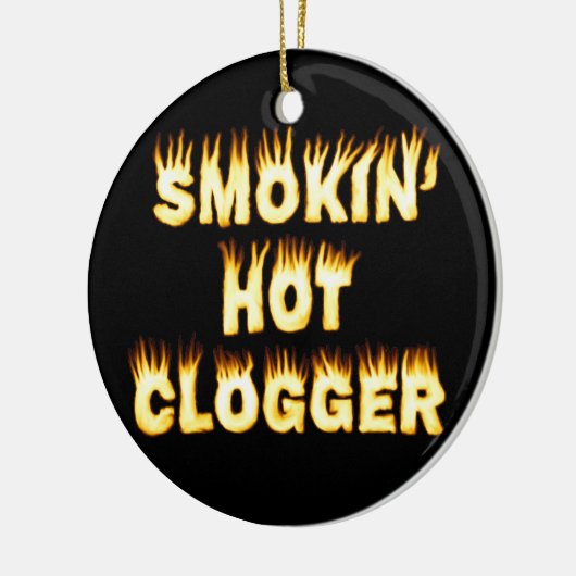 Smokin heißer Clogger Tanz Keramikornament (Links)