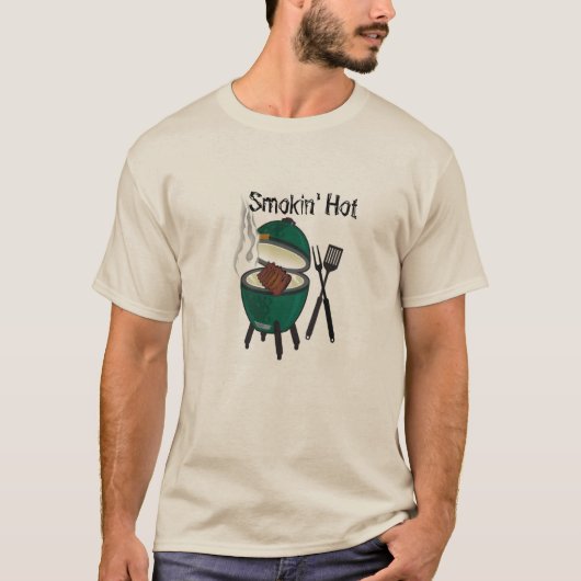 Smokin heißes großes grünes Ei T-Shirt (Vorderseite)