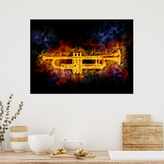 Smokin' Hot Music Posters Poster (Küche)