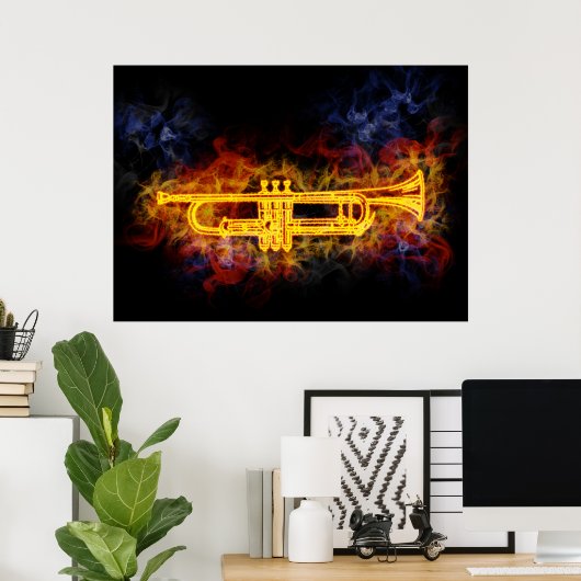 Smokin' Hot Music Posters Poster (Heimbüro)