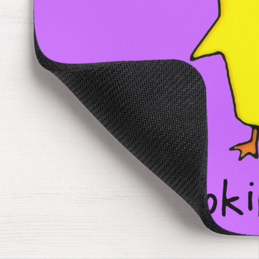 Smokin' Küken Mousepad (Ecke)