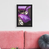 Smokin-Lila Leinwanddruck (Insitu (Wohnzimmer))