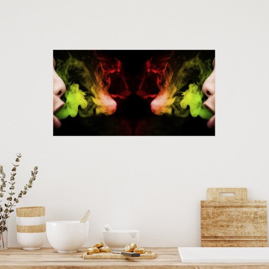 Smokin' Poster (Küche)