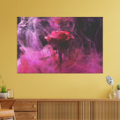 Smokin Rose Wall Leinwand (Insitu (Wohnzimmer))