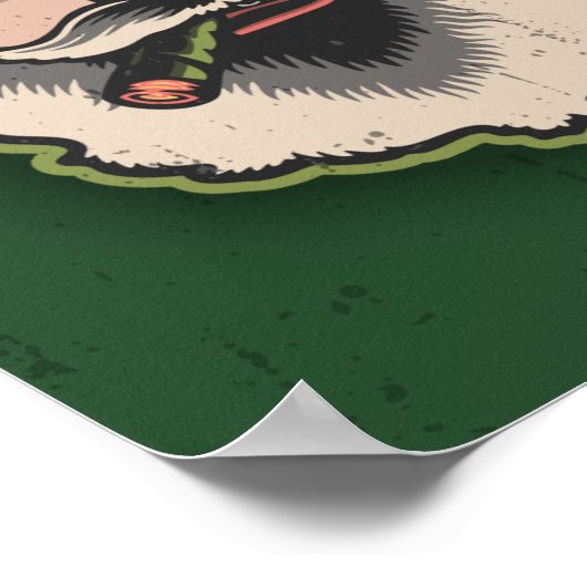 Smokin' Santa III Poster (Ecke)