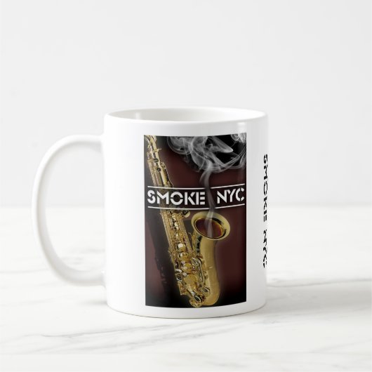 Smokin Sax-Tasse Kaffeetasse (Links)