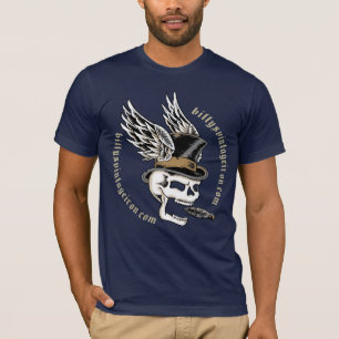 Smokin' Skull Wings T-Shirt