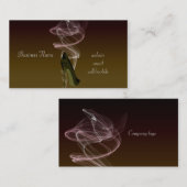 Smokin Stilett-Absatz-Schuh-Kunst-Visitenkarte Visitenkarte (Vorne/Hinten)