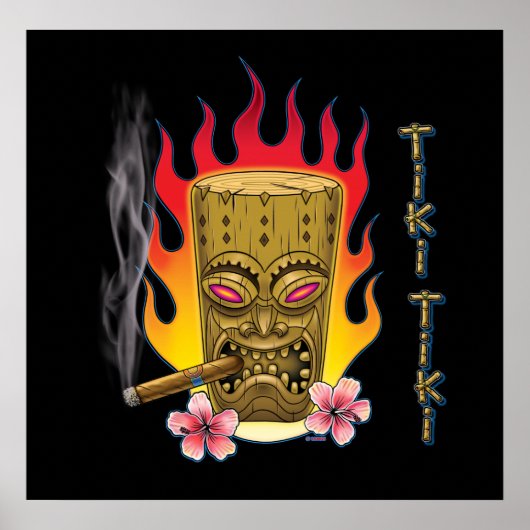 Smokin' Tiki Tiki! Poster (Vorne)