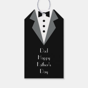 Smoking Black Tie Vatertag Geschenkanhänger