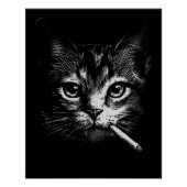 Smoking Cat  Poster (Vorderseite)