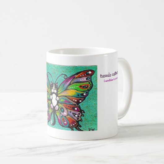 Smoking Catterfly Kaffeetasse (VorderseiteRechts)
