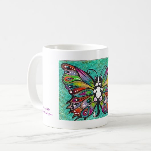 Smoking Catterfly Kaffeetasse (Vorderseite Links)
