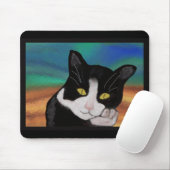 Smoking die Katze Mousepad (Mit Mouse)