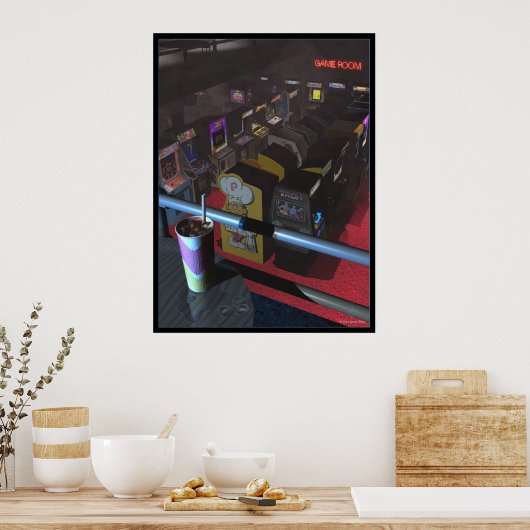 Smoking Game Room Poster (Küche)