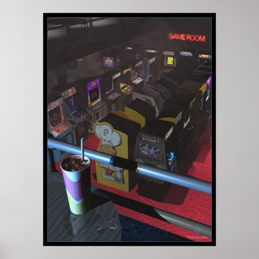 Smoking Game Room Poster (Vorne)