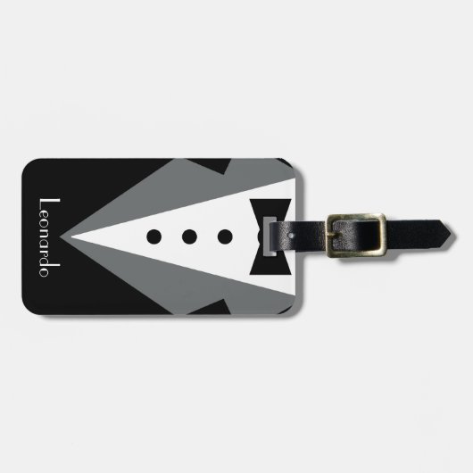 Smoking Gepäckanhänger (Vorderseite horizontal)