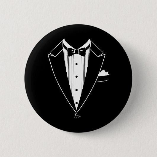 Smoking-Hemd Männer Frauen Kinder Tux Anzug Fliege Button (Vorderseite)