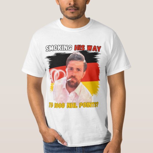 SMOKING His way to NHL 1000 point T-Shirt (Vorderseite)