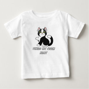 "Smoking-Katze Hart im Nehmen Lustiges Kätzchen T- Baby T-shirt