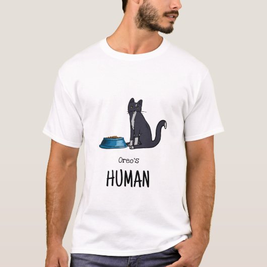 Smoking-Katze-Shirt T-Shirt (Vorderseite)