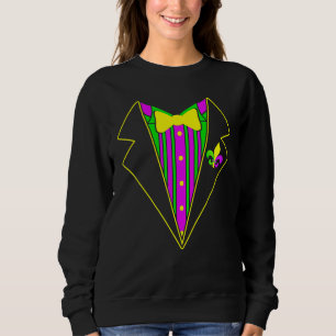 Smoking Mardi Gras Lustiger Karneval Fest Party Co Sweatshirt