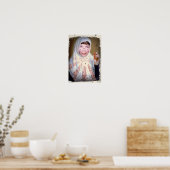Smoking Nun Canvas Print Poster (Küche)
