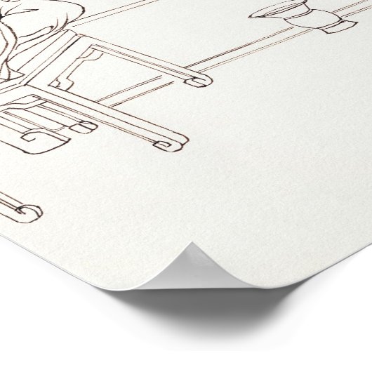 Smoking Opium Poster (Ecke)